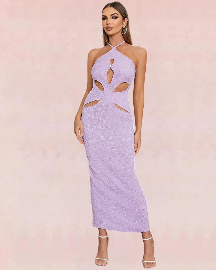 Orchid Bandage Maxi Dress - Purple | Slay Eclectic