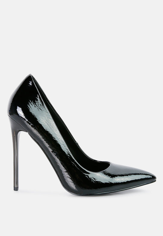 Personated Stiletto Heel Pumps-6