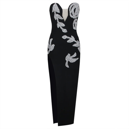 Ravishing Bodycon Maxi Dress - Black | Slay Eclectic