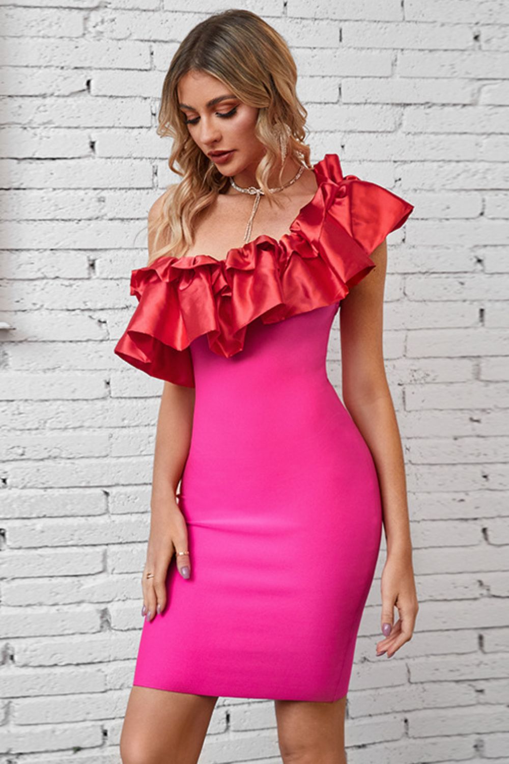 Regal Bandage Mini Dress - Pink | Slay Eclectic