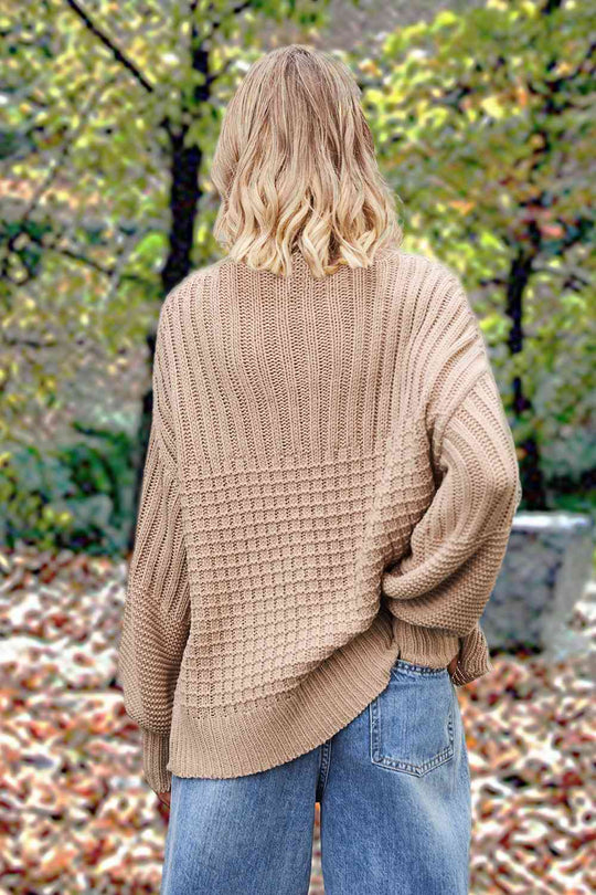 Round Neck Lantern Sleeve Sweater | Slay Eclectic