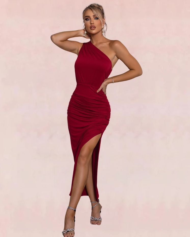 Serenity Bodycon Maxi Dress - Wine | Slay Eclectic