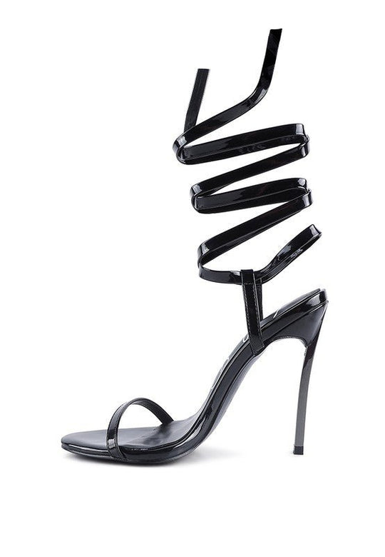 SMACKER STILETTO LACE UP SANDAL-Slay Eclectic