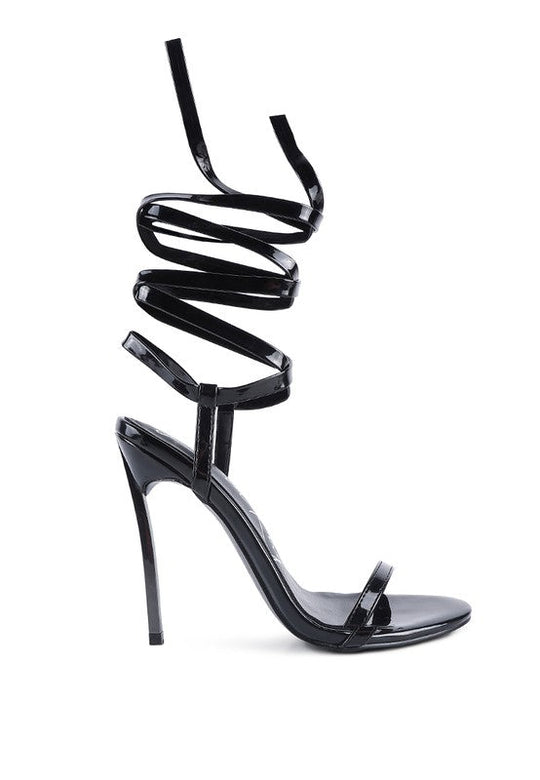 SMACKER STILETTO LACE UP SANDAL-Slay Eclectic