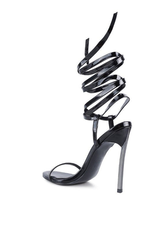 SMACKER STILETTO LACE UP SANDAL-Slay Eclectic