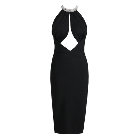 Solstice Bandage Midi Dress - Black | Slay Eclectic