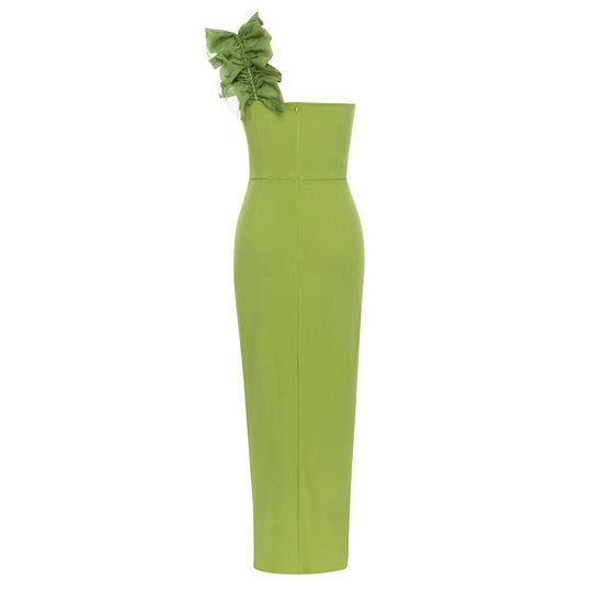 Star Bodycon Maxi Dress - Green | Slay Eclectic