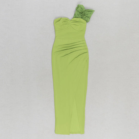 Star Bodycon Maxi Dress - Green | Slay Eclectic