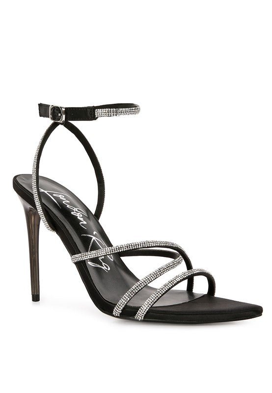 Strap to Stardom Rhinestone Stiletto Sandals | Slay Eclectic