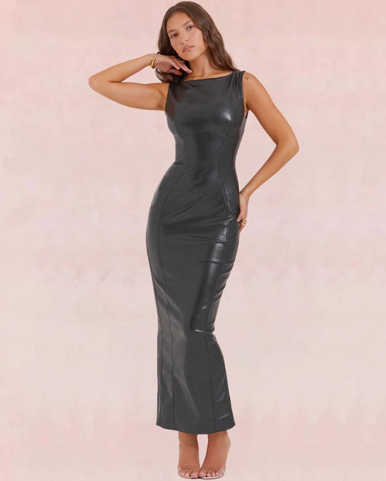 Sublime Bodycon Maxi Dress - Metallic | Slay Eclectic