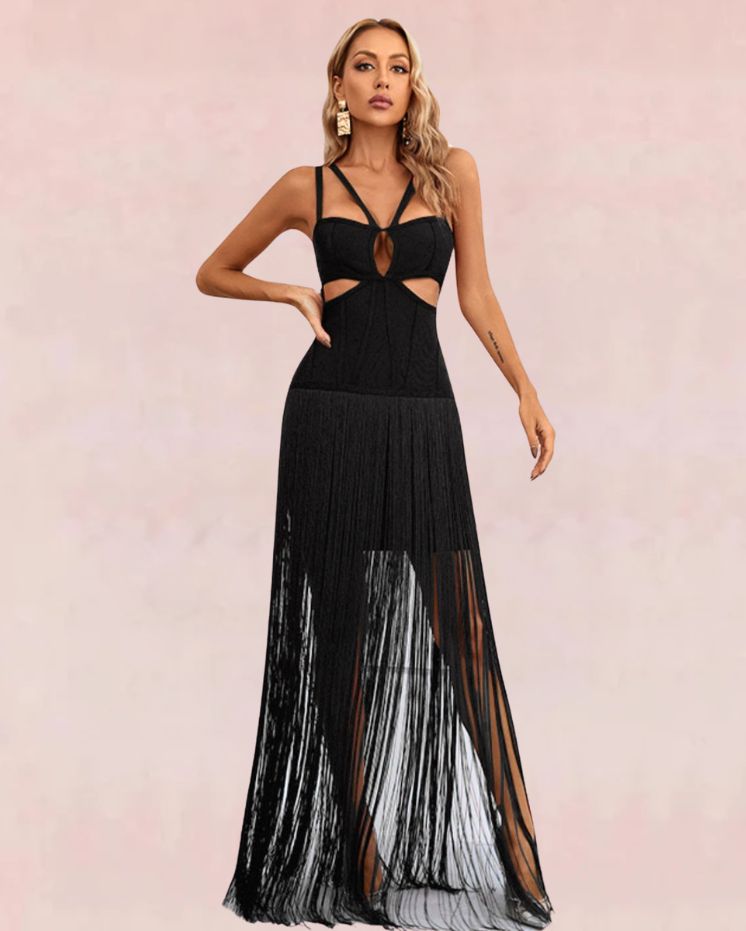 Swingy Maxi Dress - Black | Slay Eclectic