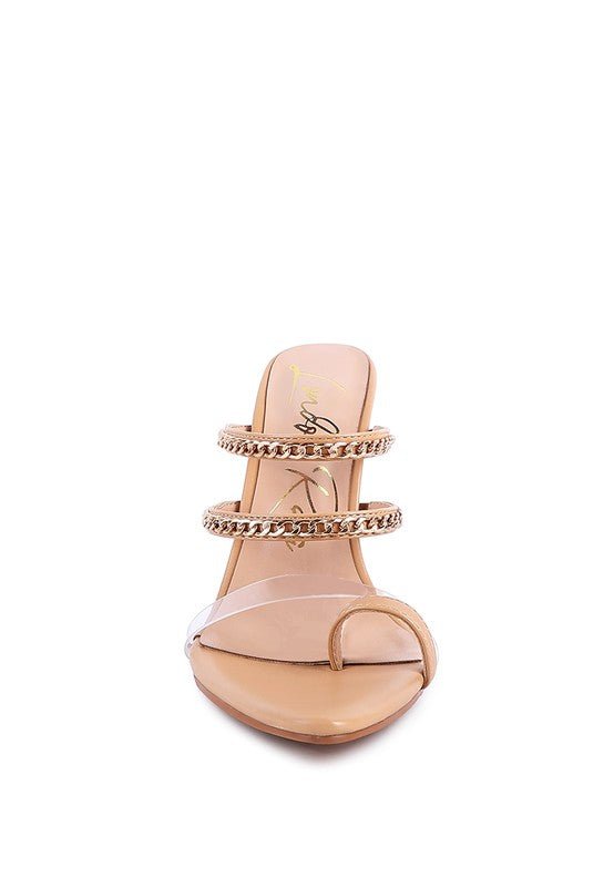 TICKLE ME HIGH HEELED TOE RING SANDALS-Slay Eclectic