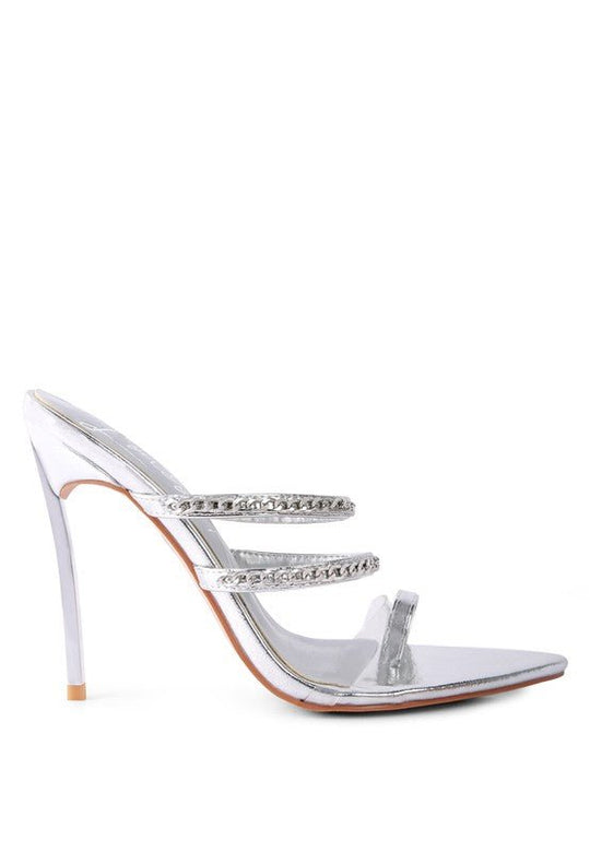 TICKLE ME HIGH HEELED TOE RING SANDALS-Slay Eclectic