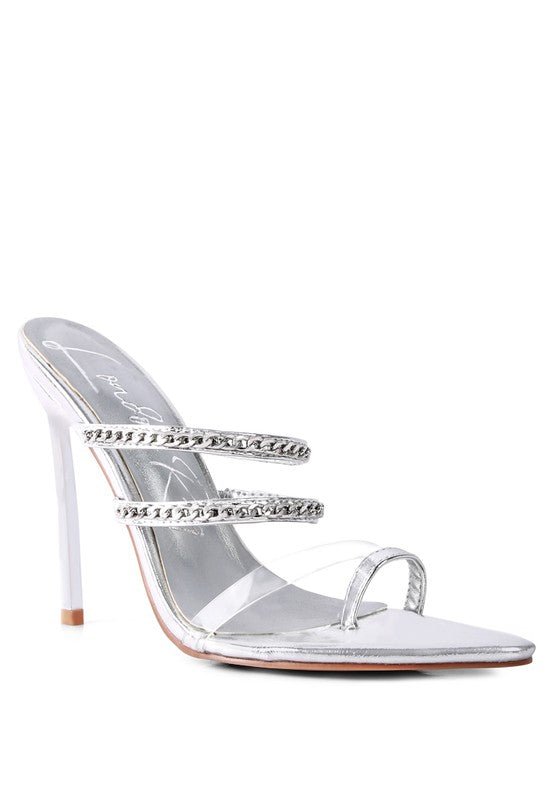 TICKLE ME HIGH HEELED TOE RING SANDALS-Slay Eclectic