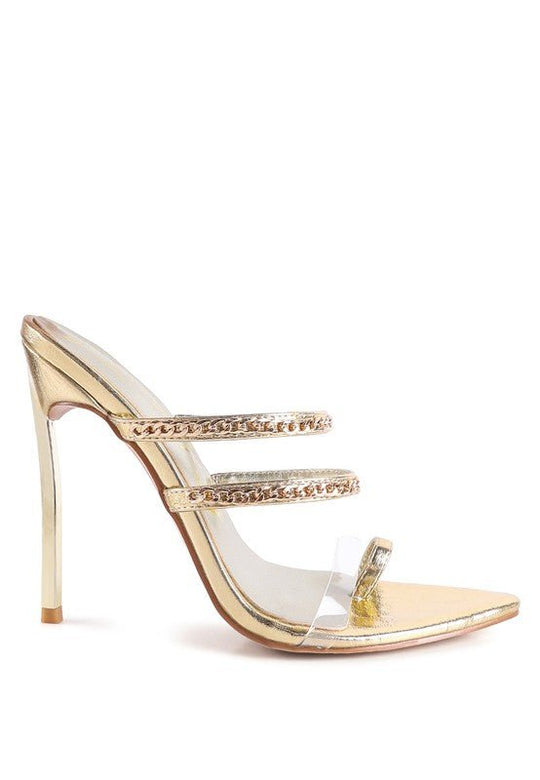 TICKLE ME HIGH HEELED TOE RING SANDALS-Slay Eclectic