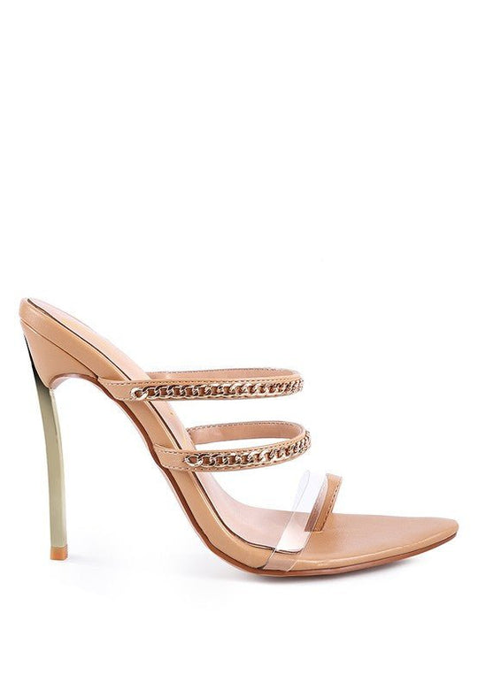 TICKLE ME HIGH HEELED TOE RING SANDALS-Slay Eclectic