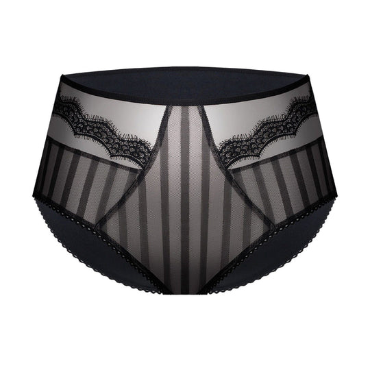 Sheer See Through High Waist Brief Panty Stefani-2