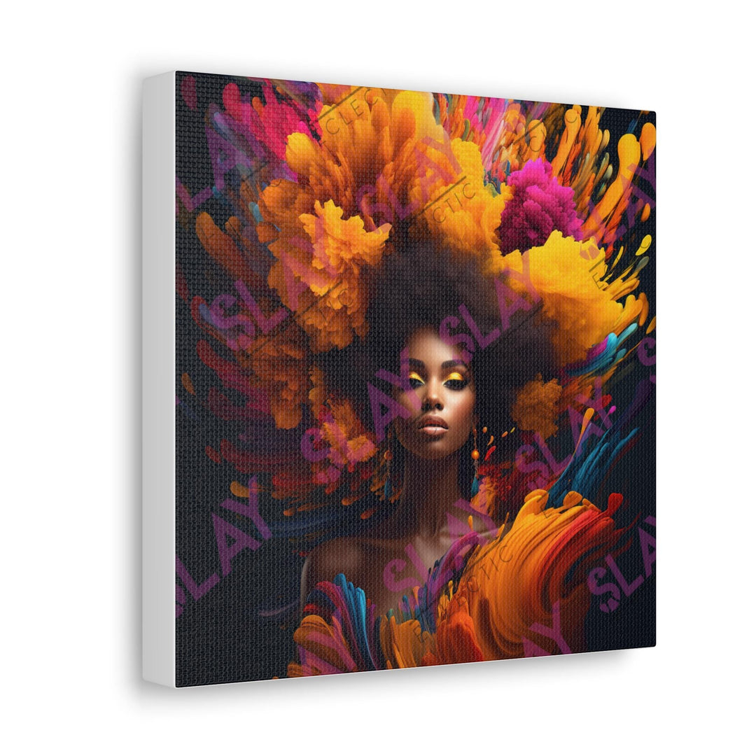 Vibrant Afro - Inspired Canvas Art - A Bold Statement for Your Home Decor - Slay Eclectic