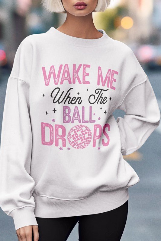 Wake Me When the Ball Drops Vintage Crewneck Sweatshirt | Slay Eclectic