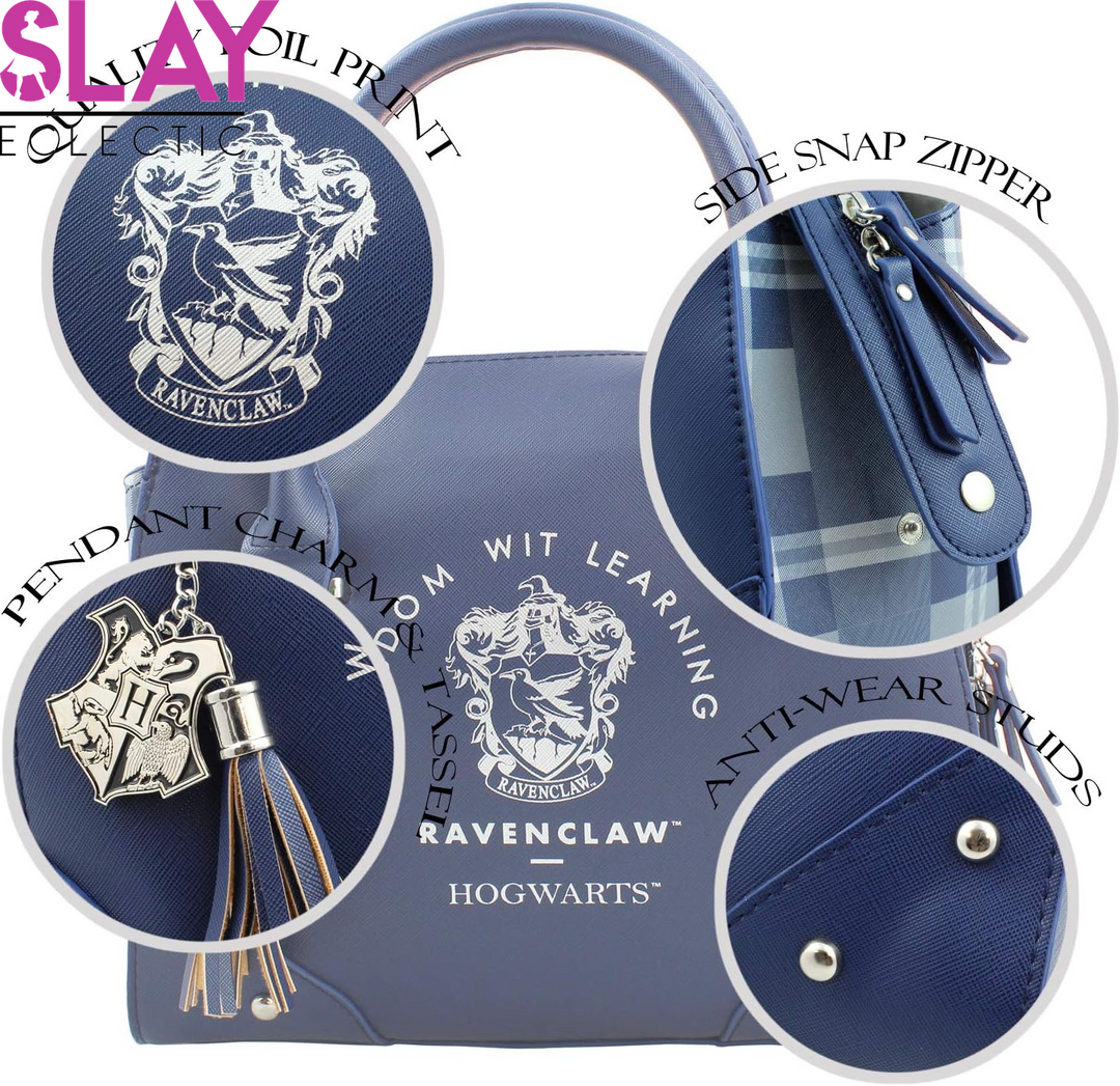 Harry Potter Purse Designer Handbag Hogwarts Houses Womens Top Handle Shoulder Satchel Bag Ravenclaw