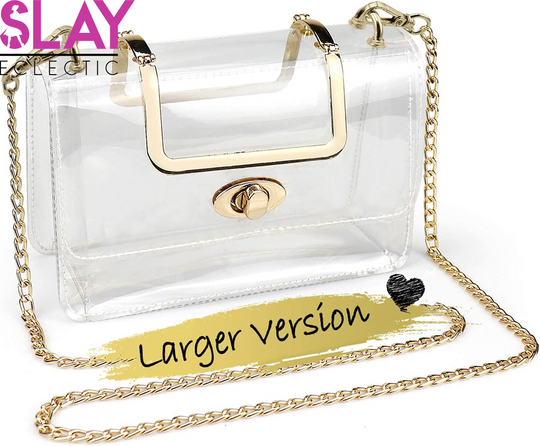 Clear Purse for Women, Clear Crossbody Bag, Clear Stadium Purse Handbags