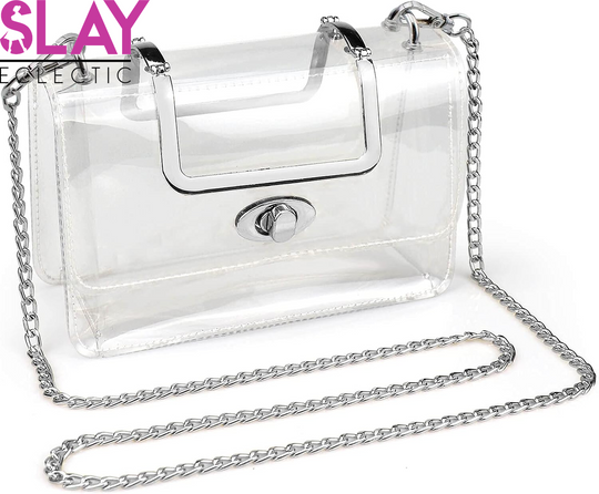 Clear Purse for Women, Clear Crossbody Bag, Clear Stadium Purse Handbags