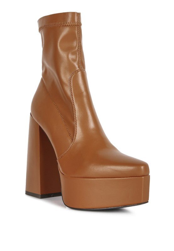 Whippers Patent Pu High Platform Ankle Boots - Slay Eclectic