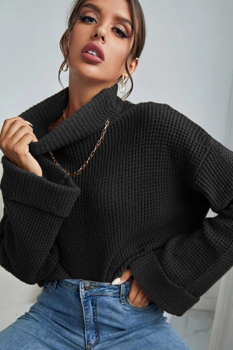 Turtleneck Long Sleeve Sweater