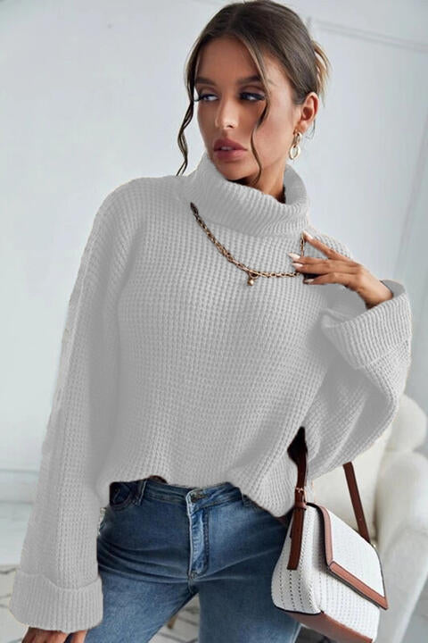 Turtleneck Long Sleeve Sweater