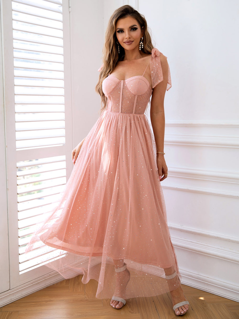 Mesmerizing Maxi Dress - Pink