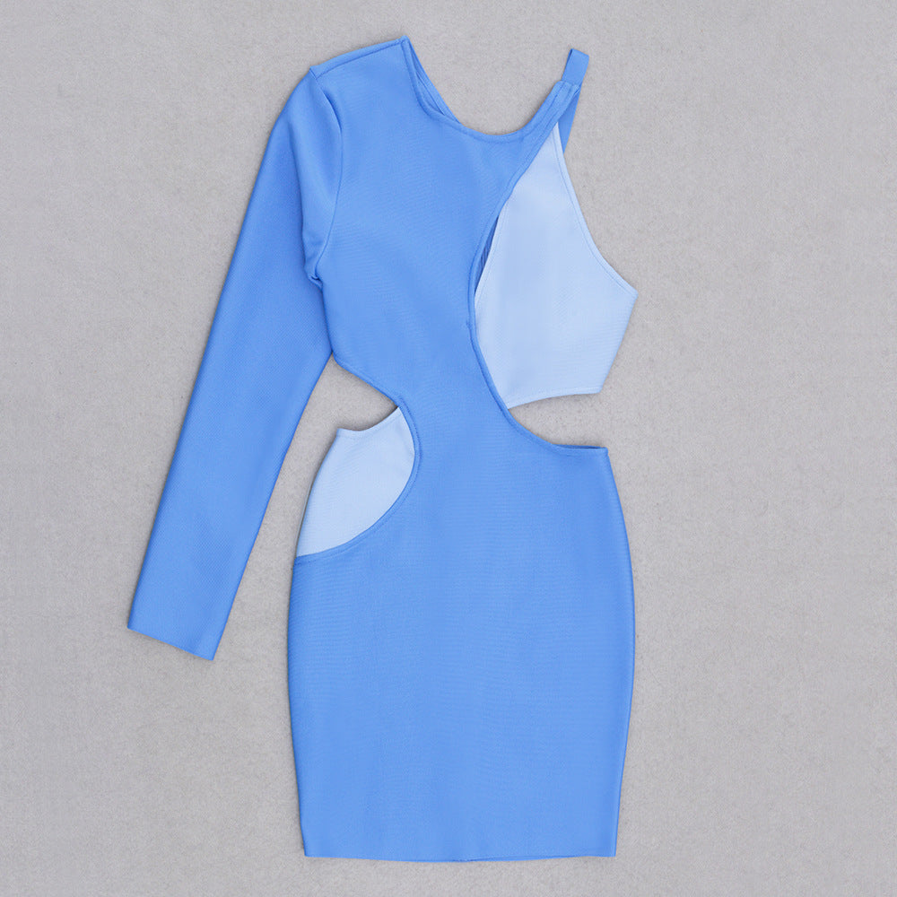 Solace Bandage Mini Dress - Blue