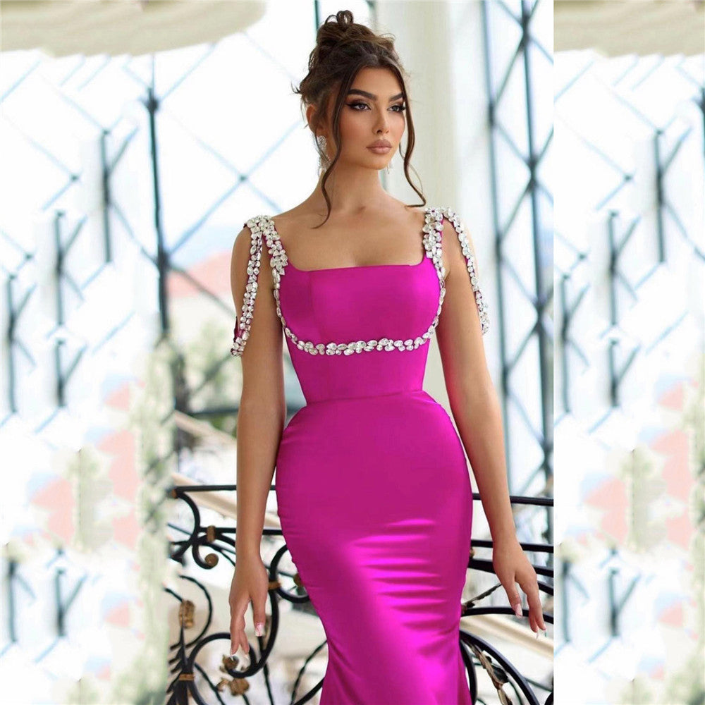 Posh Bandage Midi Dress - Pink