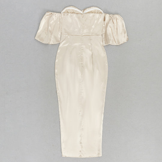 Ambrosial Midi Dress - White** (**please see shipping policy)