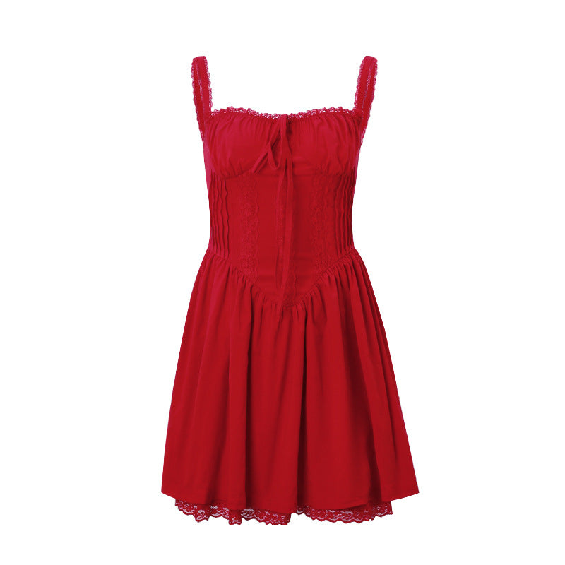 Nebula Mini Dress - Red