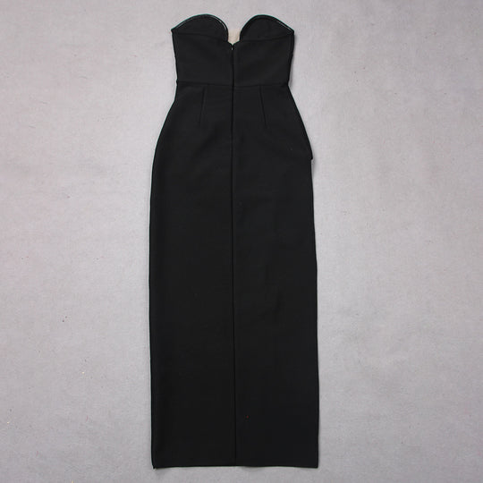 Ravishing Bodycon Maxi Dress - Black