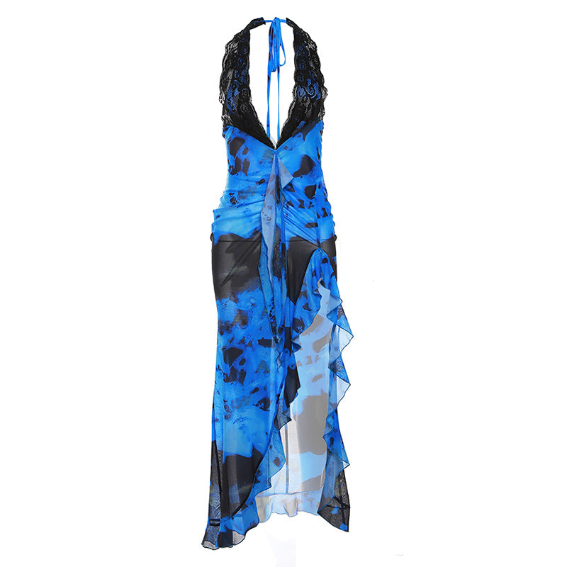 Mirage Midi Dress - Blue