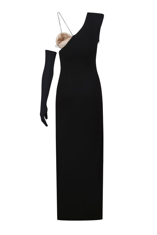 Modish Maxi Dress - Black