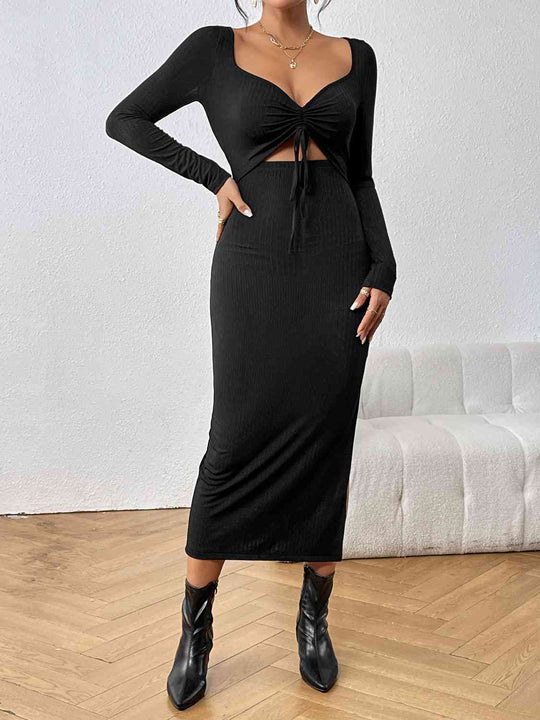 Radiance Bandage Maxi Dress - Black